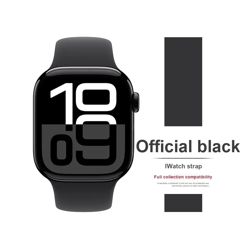 Mr. Strap Watch Band Apple Compatibility 210mm Silicone Material-2