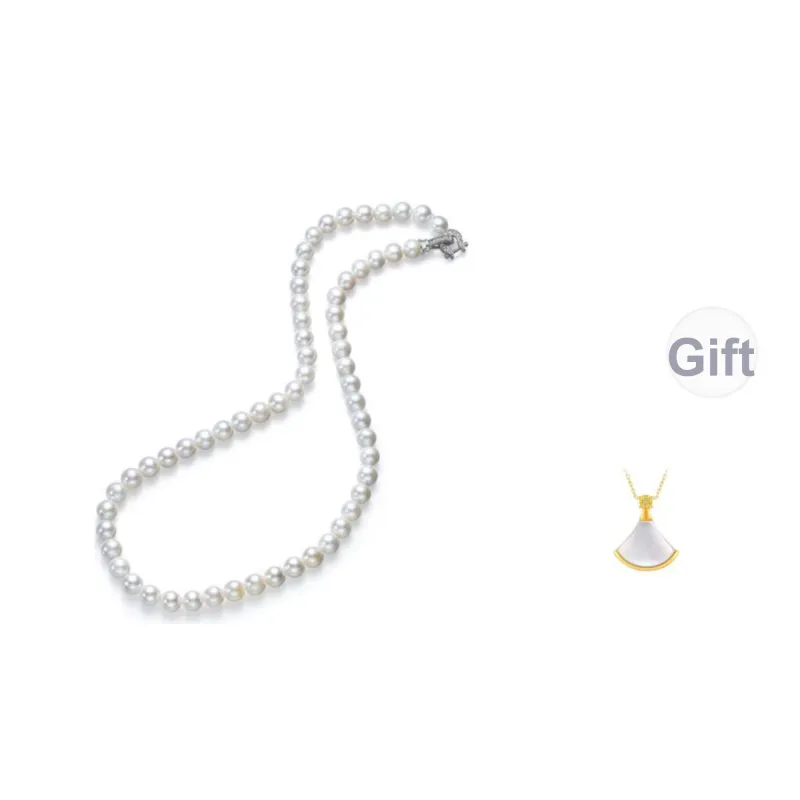 Luxury Beads Pearl Necklaces Women's-0