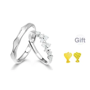 Central Fashion 925 Sterling Silver Rings Unisex