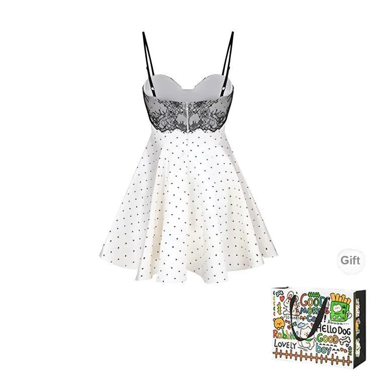 HAPG Slip Dress Women's Polka Dot-1