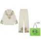 Jade Brocade Shopping Bag