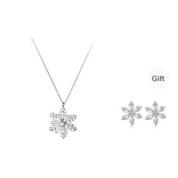 HANYUDIE S925 Silver Necklace Anniversary Of Love Women's