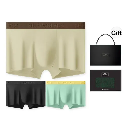 SEPTWOLVES Нижнее белье Мужская Сумка для покупок 3 упаковки
