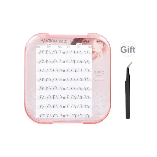 YANROU Новый китайский стиль Нижние ресницы Искусственные ресницы Естественный удлиняющий стиль