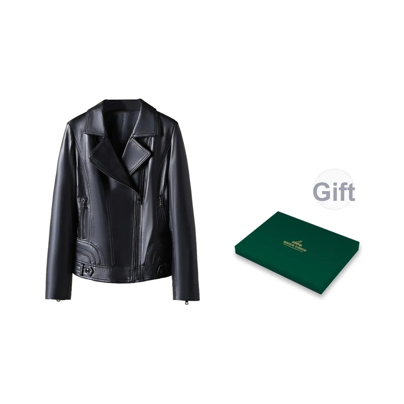 FORTEI Leather Jackets Women's Black