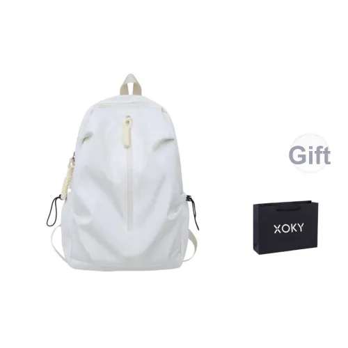 XOKY Nylon Backpack Unisex Black Khaki White XOKY Нейлон Рюкзак Унисекс Черный Хаки Белый
