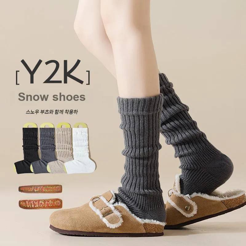 Lan Miao Knee High Socks Women's Combo Set-4