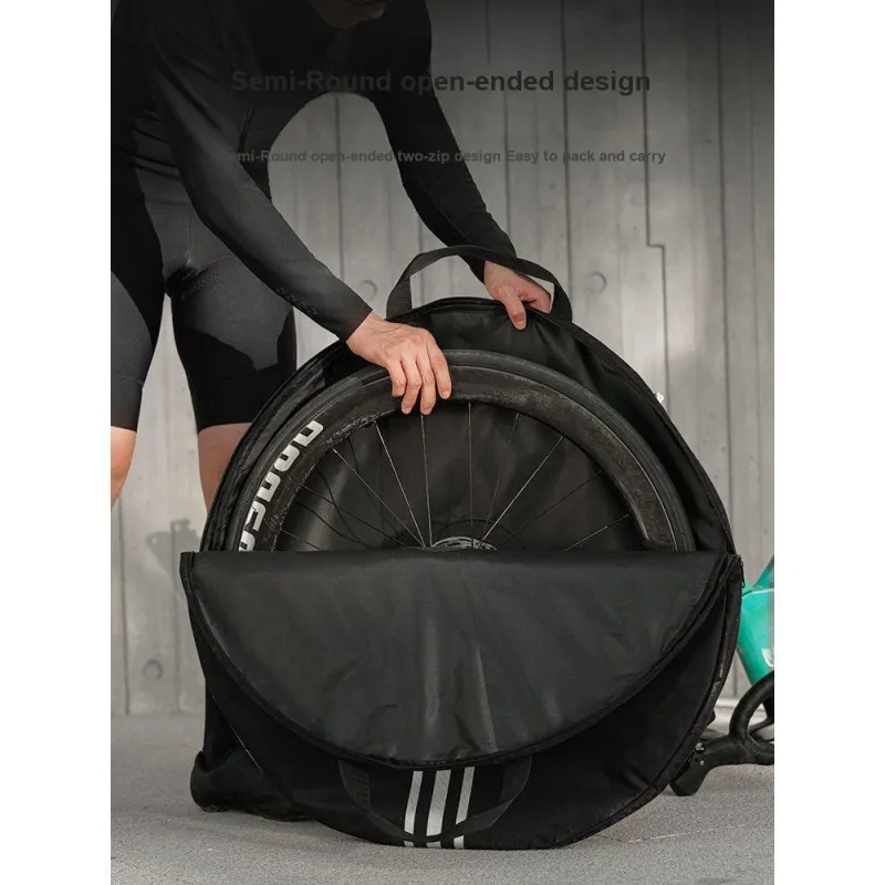 TOSUOD Cycling Gear Wheel Bags Unisex Polyester Black-3