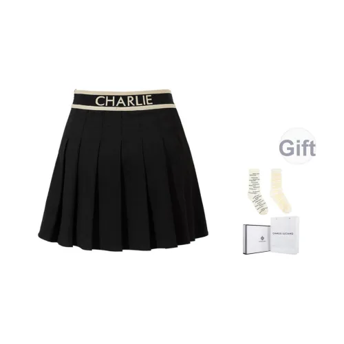 Charlie Luciano Повседневные короткие юбки Женские Черный
