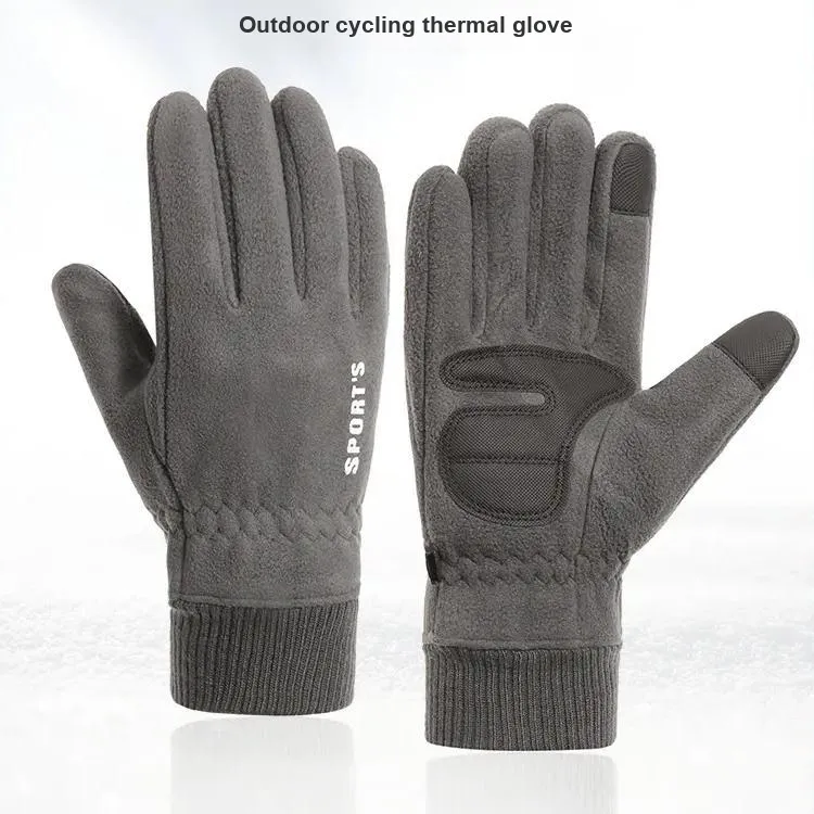 BSELEON Riding Equipment Cycling Glove Unisex Polar Fleece One Size-5