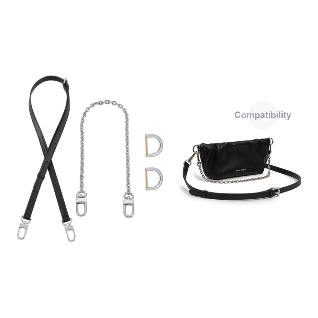 Lan Bao Fan Microfiber Artificial Leather Bag Accessories Unisex Black