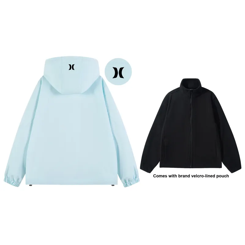 Hurley Windbreaker Jacket Unisex-14