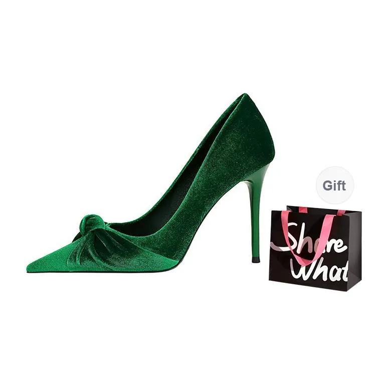 BIGTREE Slim Heel High Heels Women's-4