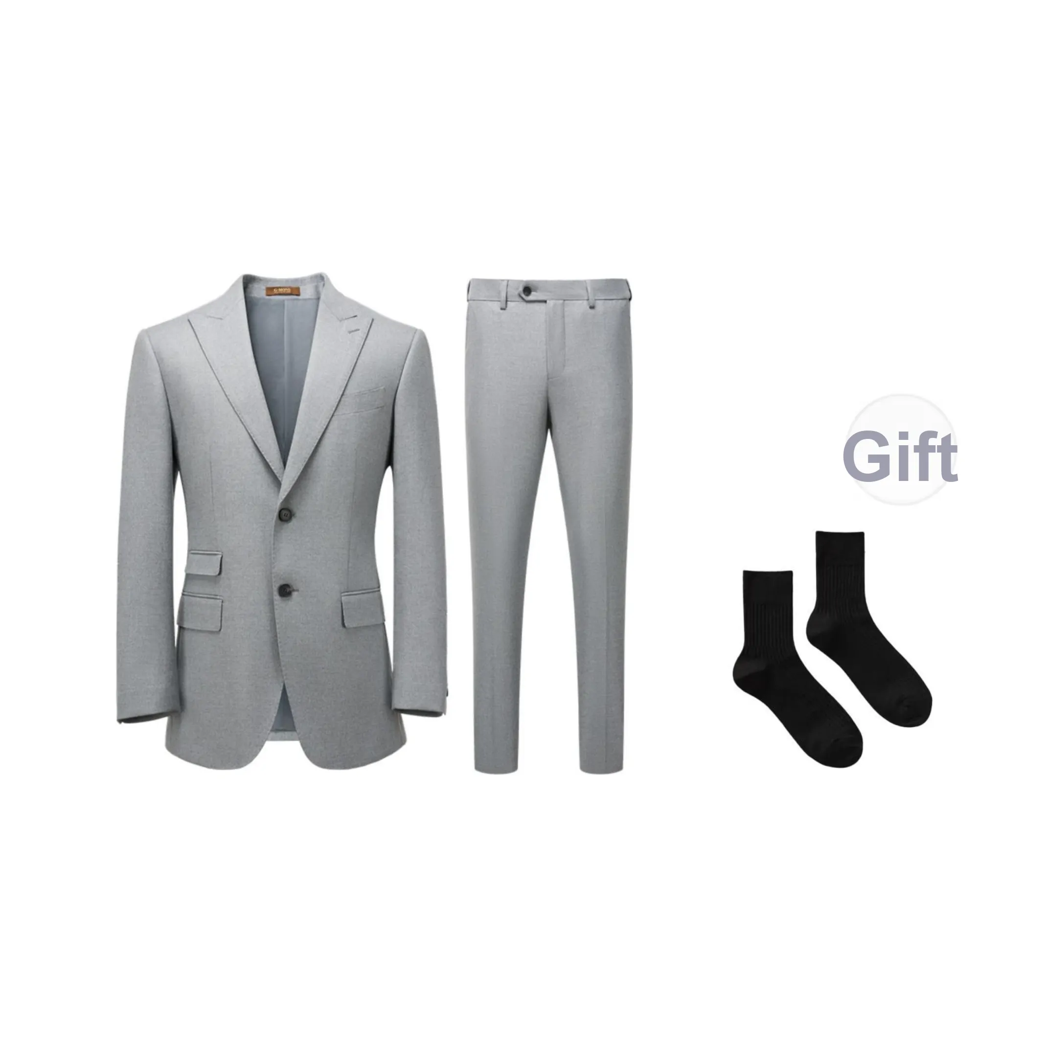 G·Mons Бизнес-костюм мужской цвет голубой серый