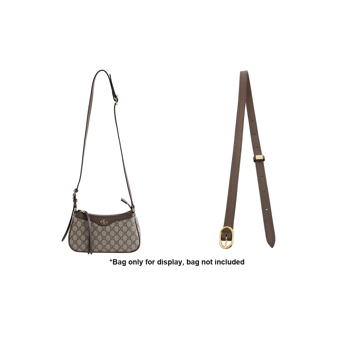Luxury Care Artisan Workshop Microfiber Bag Strap Women's Brown