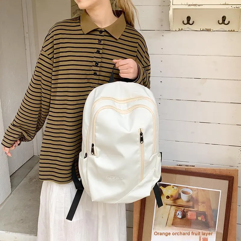 SUN ERATH&U Nylon Fabric Backpack Unisex Multicolor-5