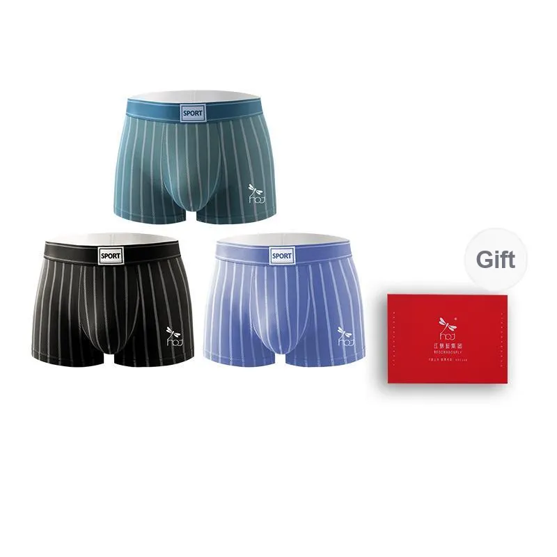 RED DRAGONFLY Underpants Men's 3 Pack Gift Box Set-8