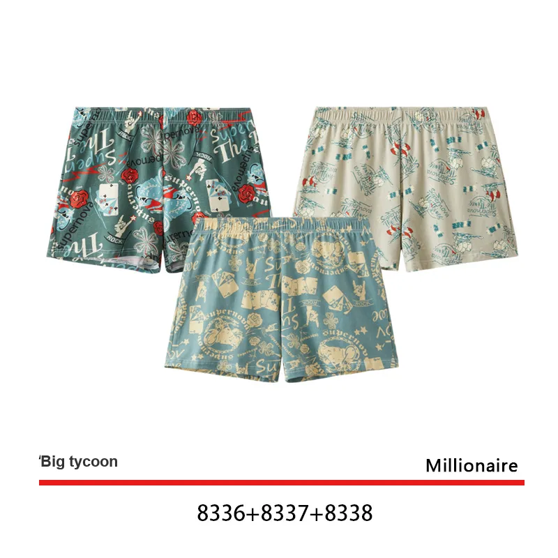 Qiao Ni Tong Boxer Shorts Men's Combo Set-5
