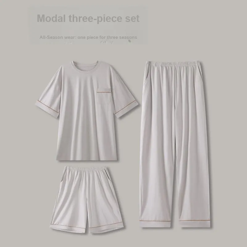 Good Fortune Pajama Set Men's Image Color-4