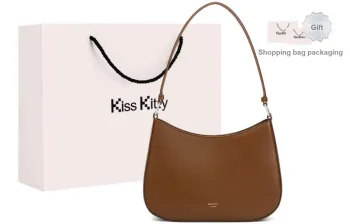 Kiss Kitty Synthetic Leather Shoulder Bag Women's Coffee