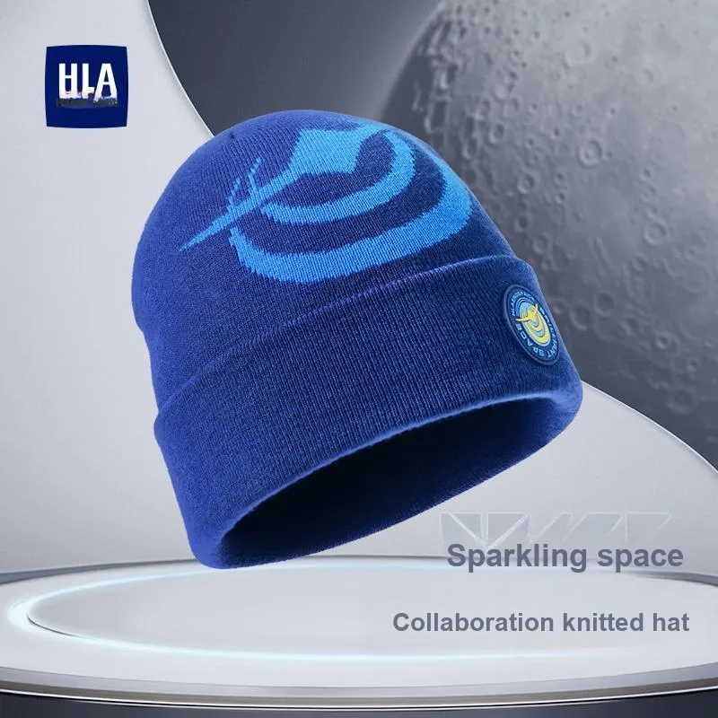 HLA Sheep Wool Knitted Hat Unisex-9