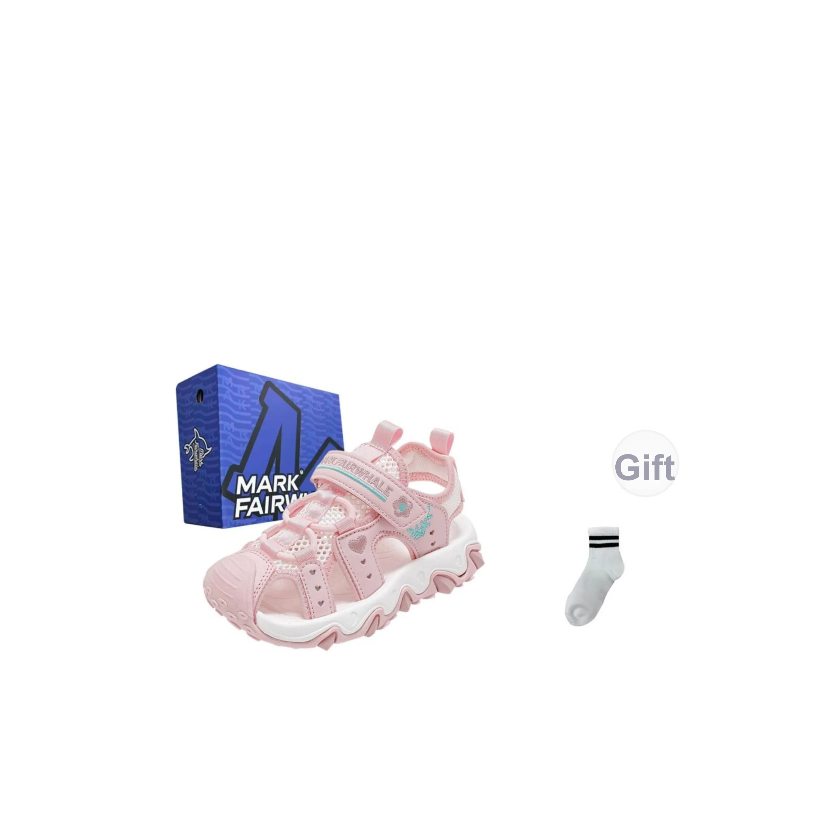 FAIRWHALE Противоскользящие Анти-KICK Амортизация Устойчивые к истиранию Дышащие Быстросохнущие Детские Сандалии для малышей