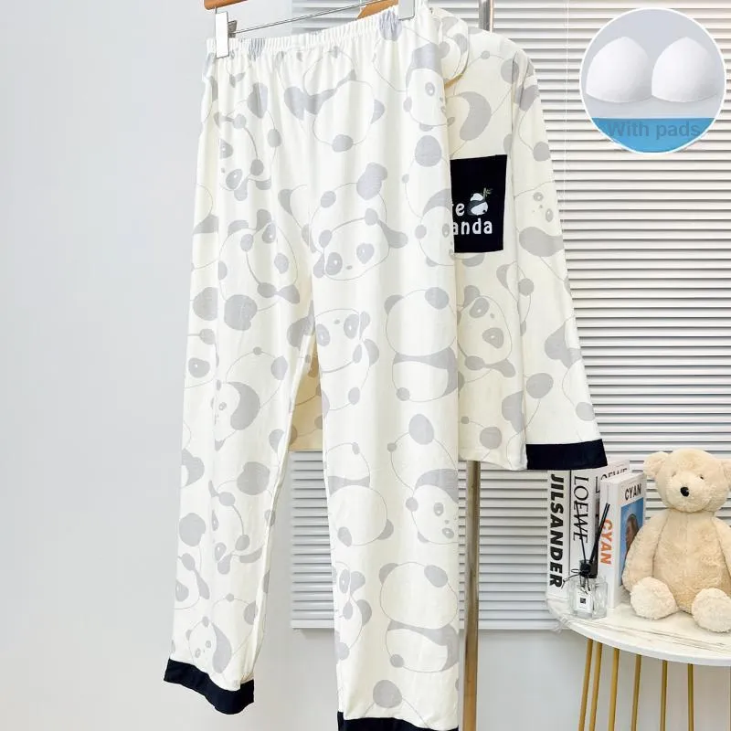 Sleeping Beauty Pajama Set Women's Black-5