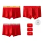 Silver Scarf+Gold Scarf+Print (Comes with 3 Pack Red Socks)