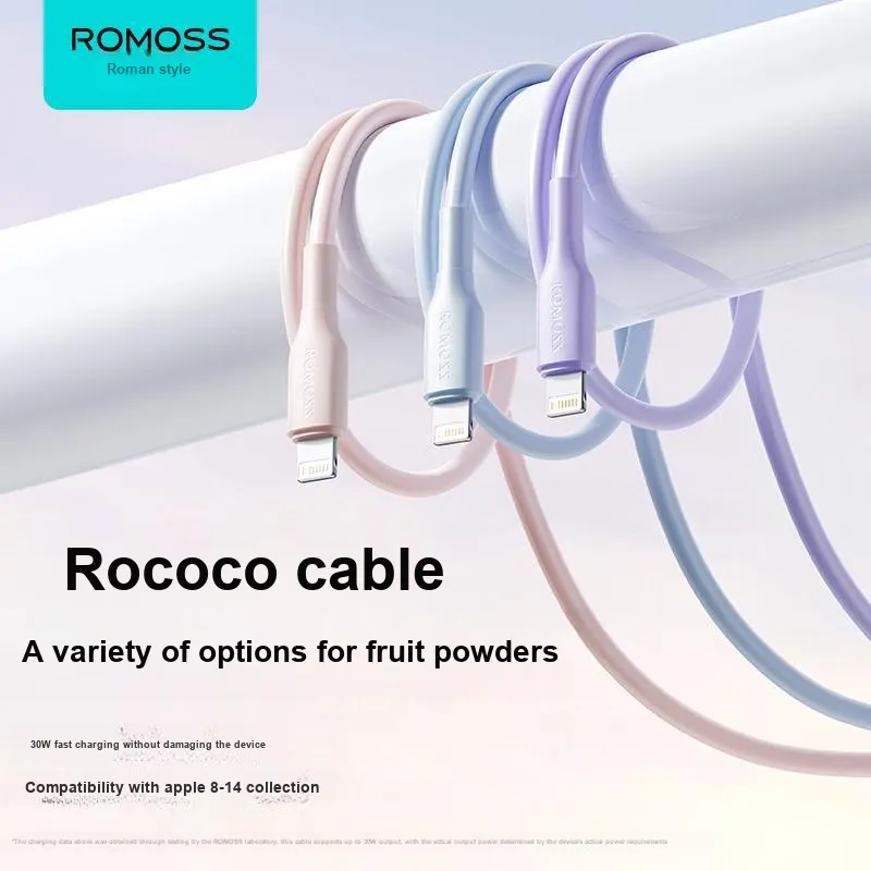 ROMOSS CB1713 1m Type C To Lightning PD30W Apple Cable Safe Fast Charging No Damage To Device-17