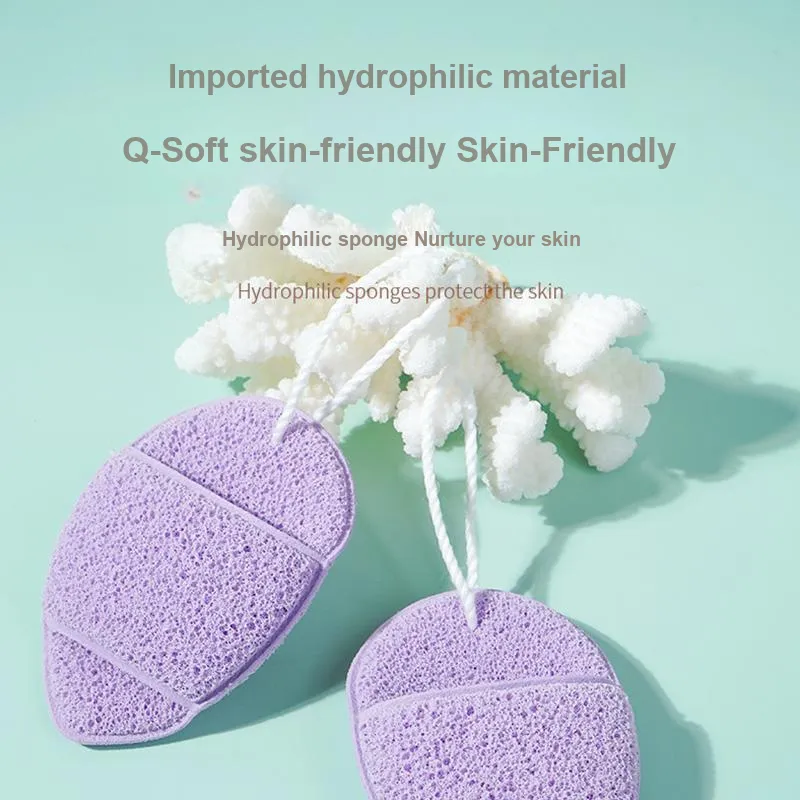 JIANYINGSHU Mesh Waterdrop Facial Sponge Cleanser Deep Cleaning Face Scrub Clay Mask Cleansing Tool-2