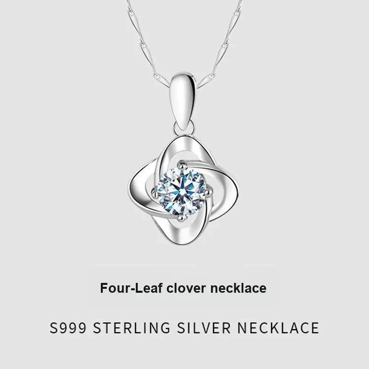 XXA Sterling Silver S999 Necklaces Unisex-1