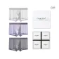 3 Pack[Light Gray+Purple+Dark Gray]