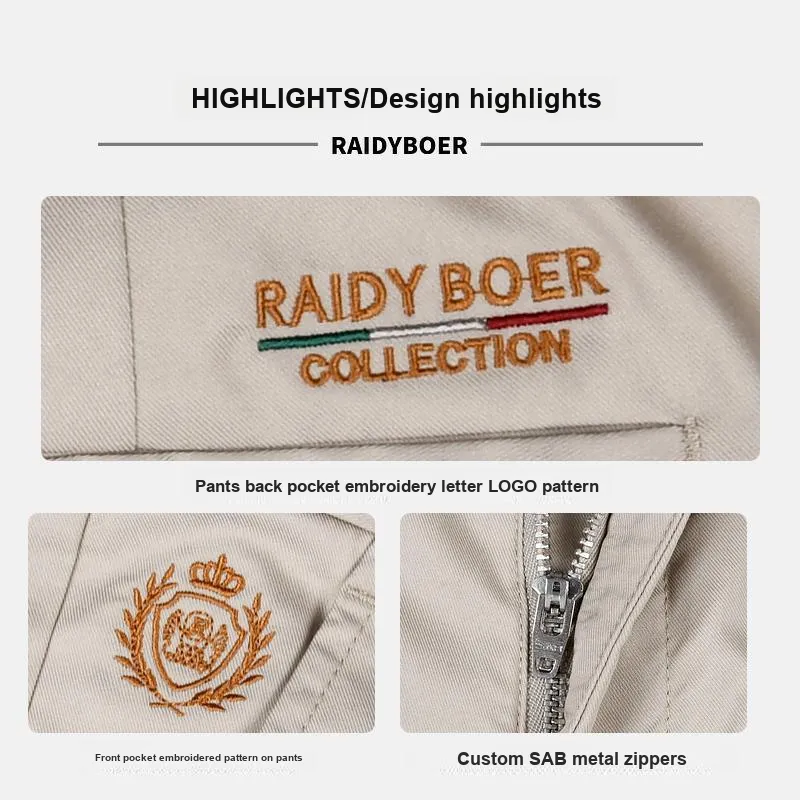 Raidy Boer Spring Casual Pants Men's-5
