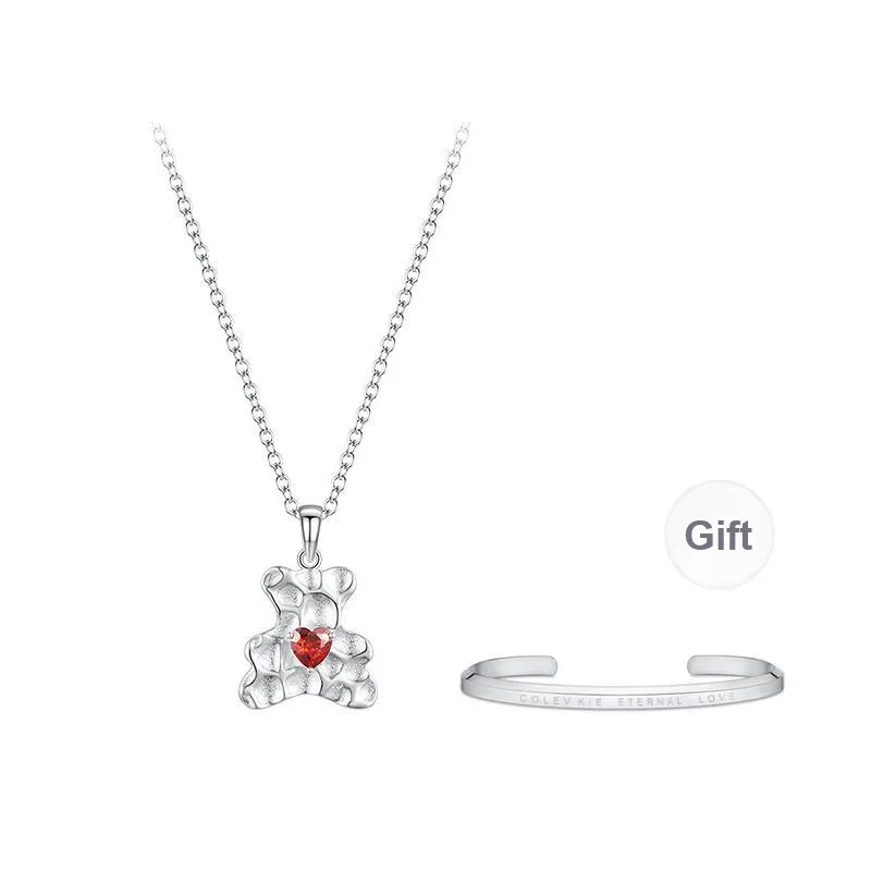 Colev Kie S925 Silver Necklaces Women's-0