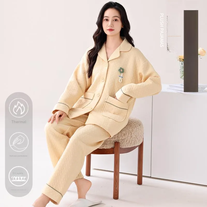 UAVAE Pajama Set Women's Image Color-1