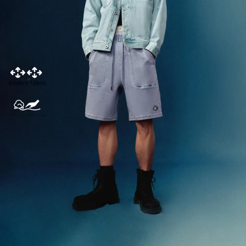 JACK&JONES Denim Shorts Men C40 Light Denim Blue-2