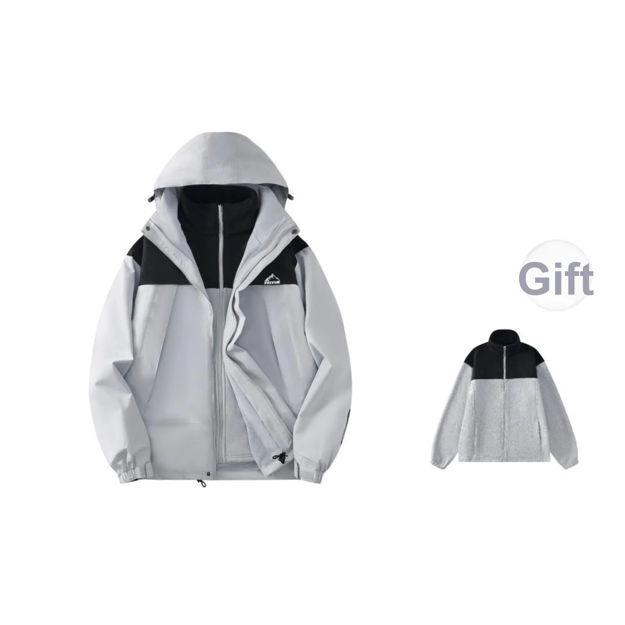 Feiyue Waterproof And Windproof To Keep Warm Windbreaker Jacket Unisex