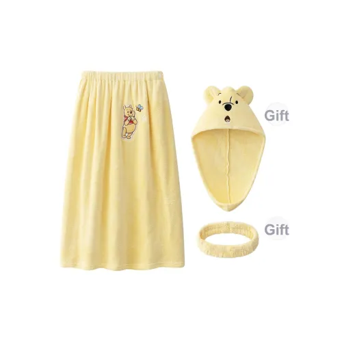 Gongdie X Disney Хлопальные халаты Женские Желтые