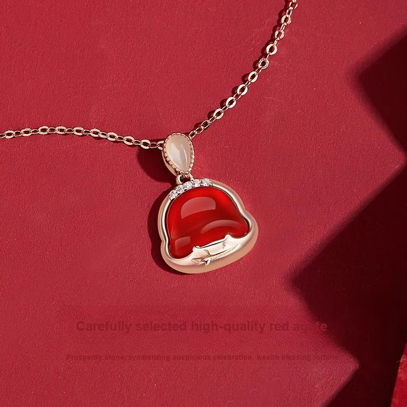 Lao Feng Xiang S925 Silver Necklaces Unisex-2
