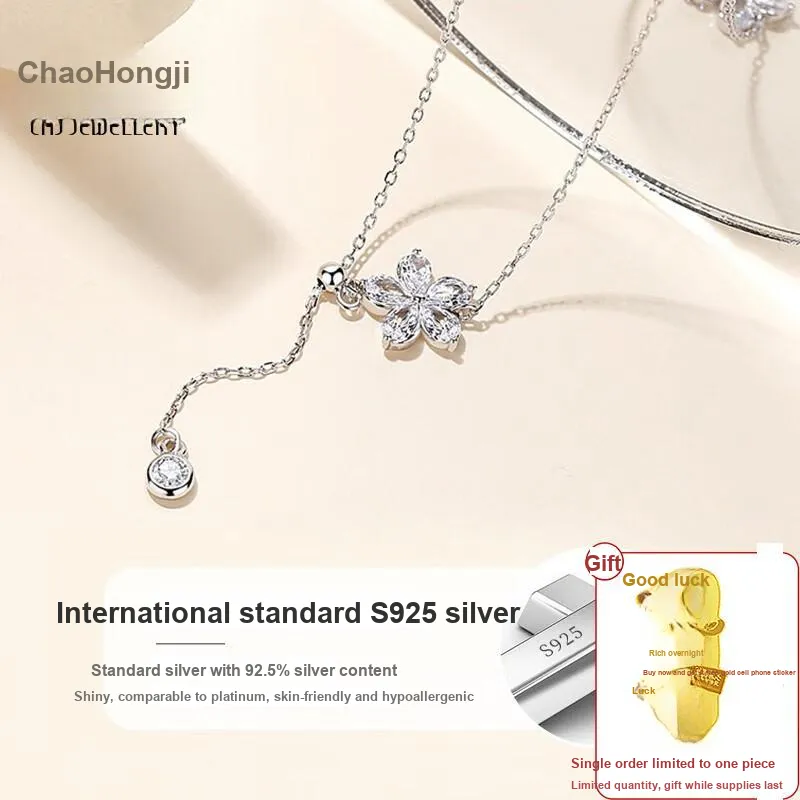 CHAOHONGJI 925 Sterling Silver Necklaces Women's-1