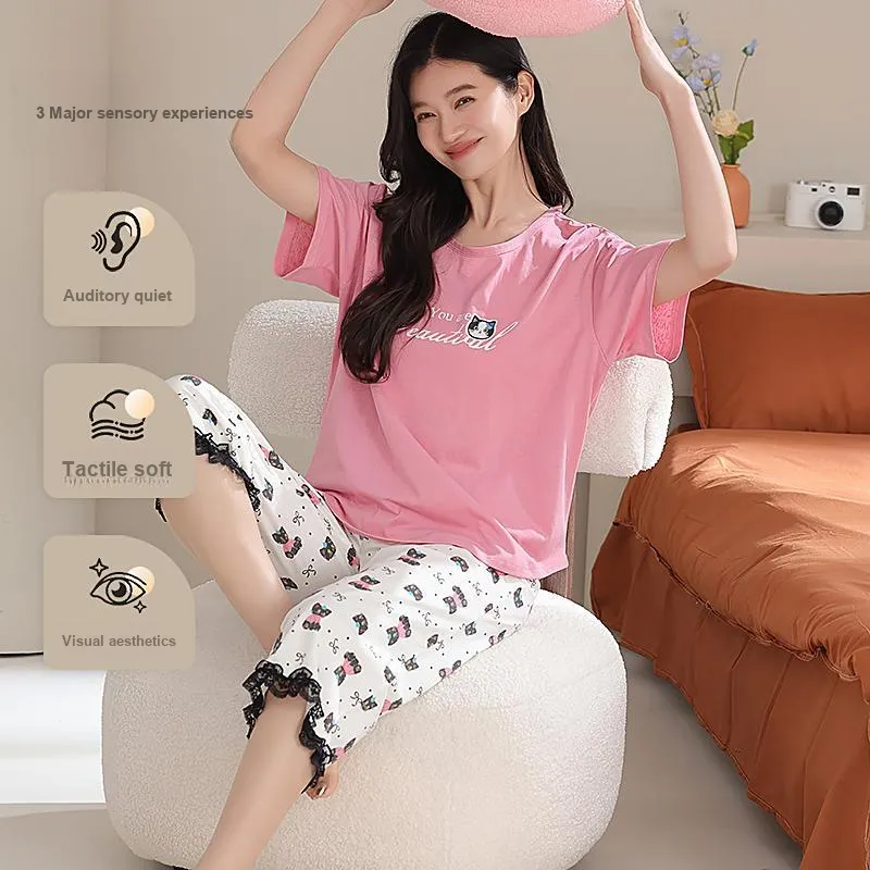 WANANNI Pajama Set Women's Pink-1