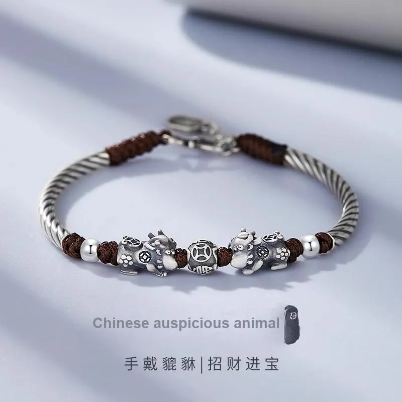 BMK 999 Fine Silver Bracelets Unisex-1