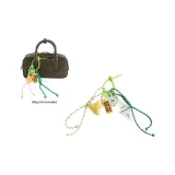 Purse-Green+Ecru Lanyard