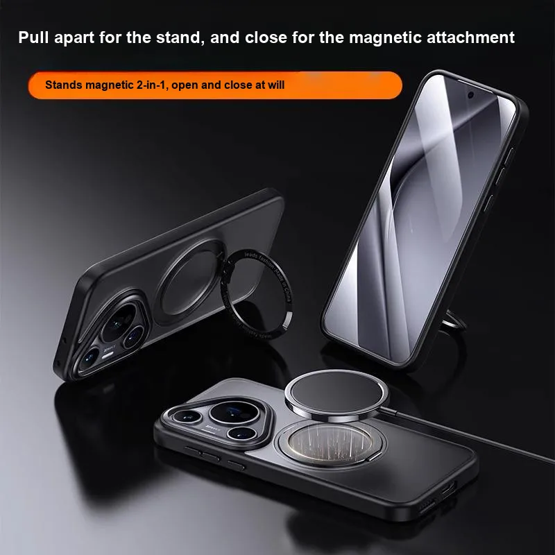 Can Fit Matte Material Rotating Stand Model Phone Cases Compatibility  Huawei Pura 70-4