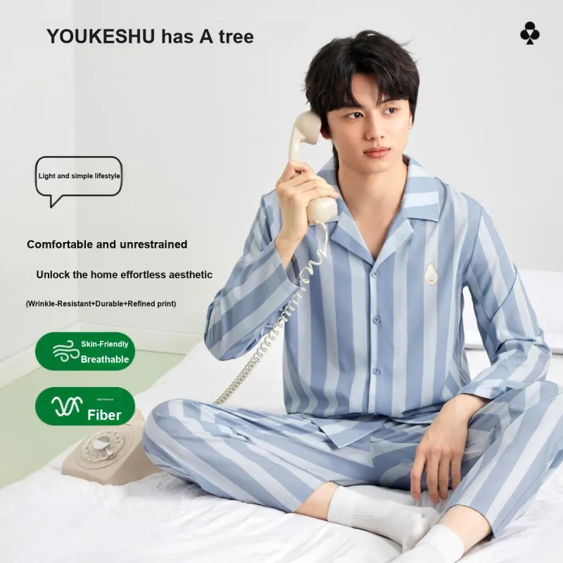 YOUKESHU Pajama Set Men's Shopping Bag-1