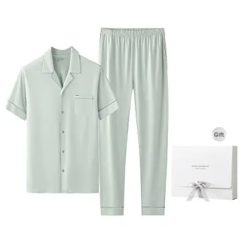 DUINIDESIYU Pajama Set Men's Gift Box Set