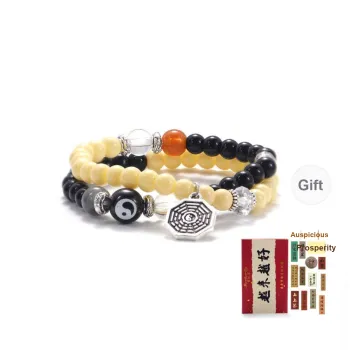 MEOBURLIY Colored Glaze Bracelets Unisex