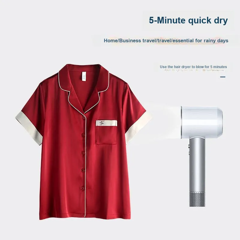 Xuan Liang Pajama Set Unisex Gift Box Set Maroon-3