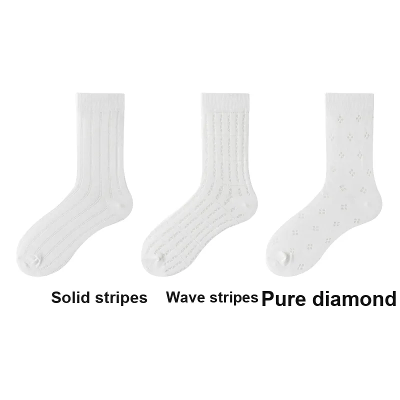 H YXIANG Mid Calf Socks Women's Combo Set-7