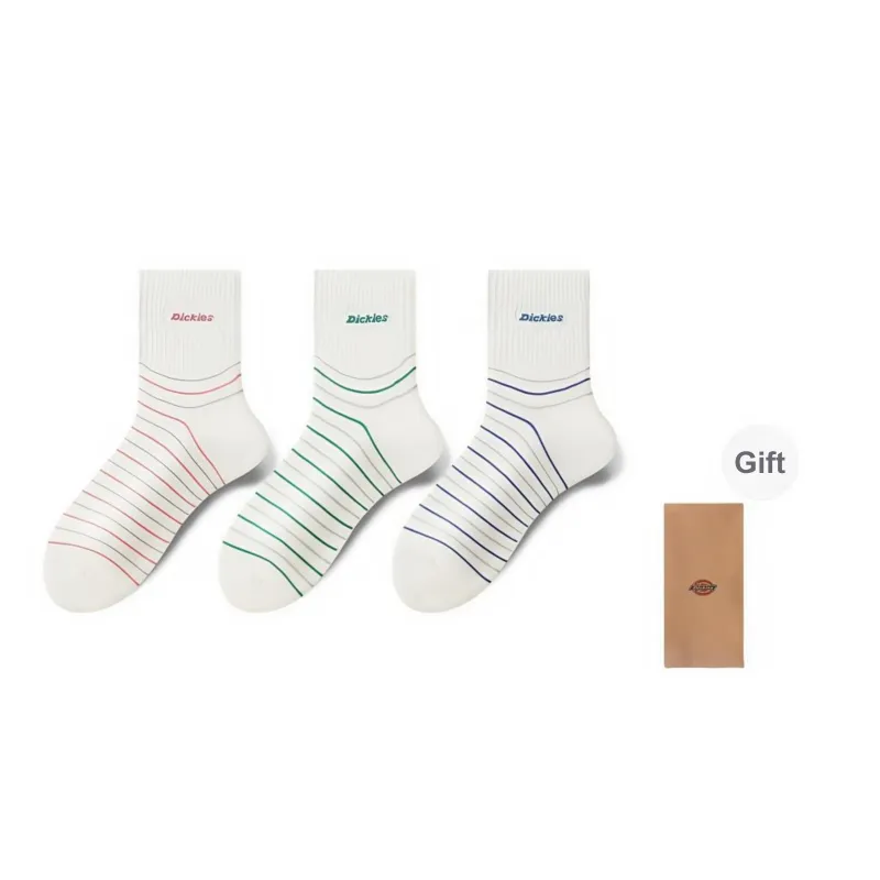 Dickies Mid-Calf Socks Unisex Gift Box Combination-20